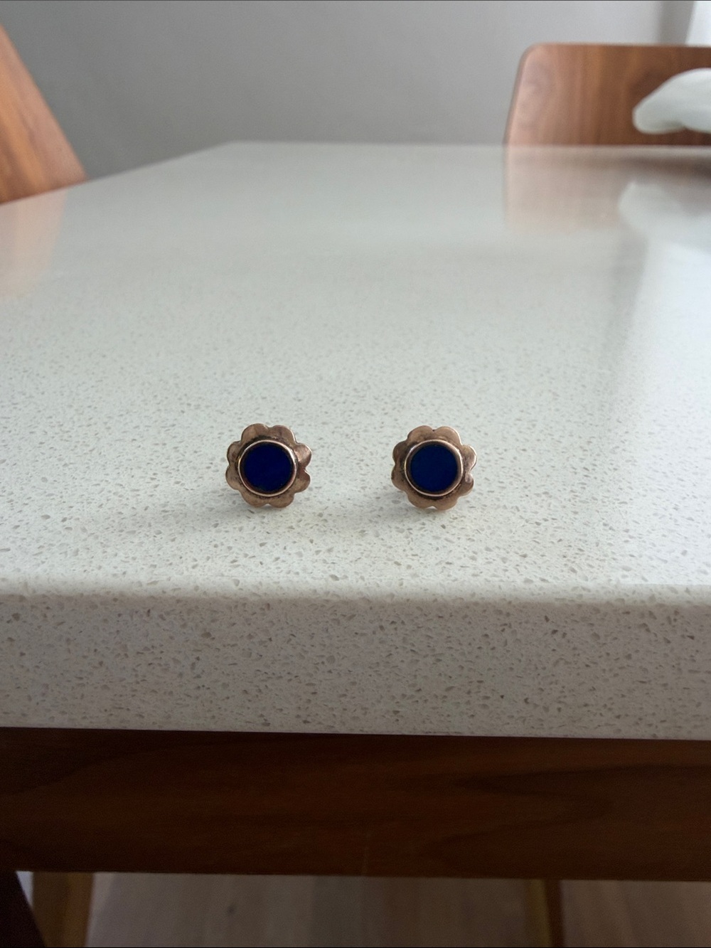 💙 VINTAGE Lapis Lazuli stud earrings